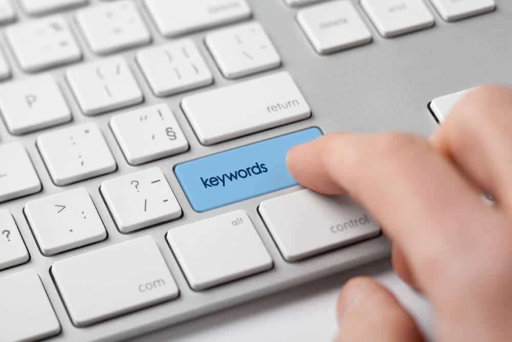 Keyboard with keyword
