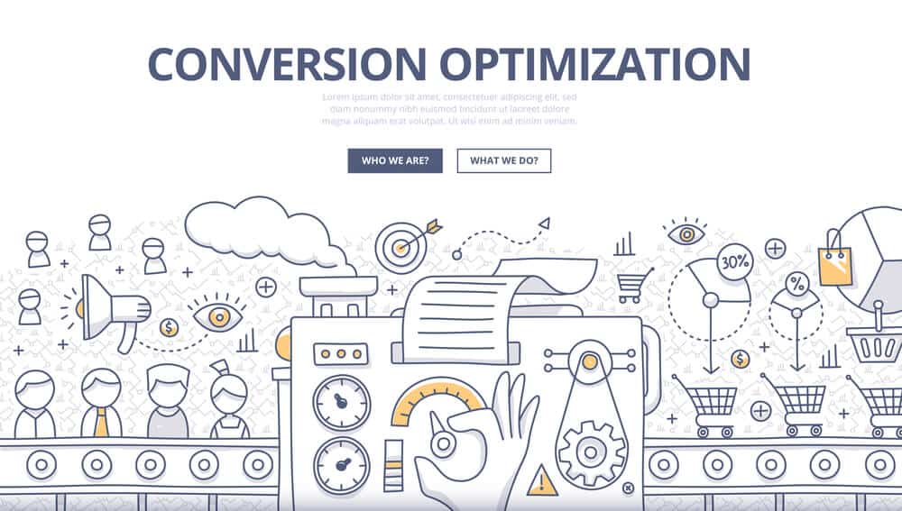 Conversion Optimization Doodle Concept - Infintech Designs