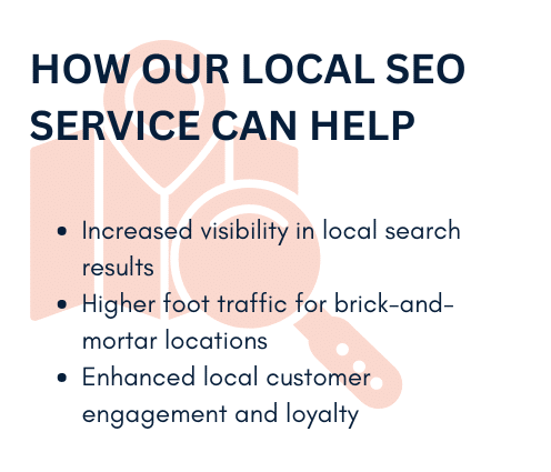 Local SEO benefits graphic - Infintech Designs