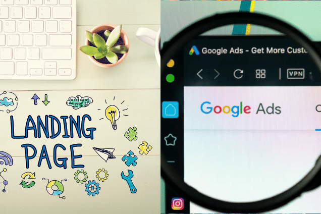 google ads and landing page